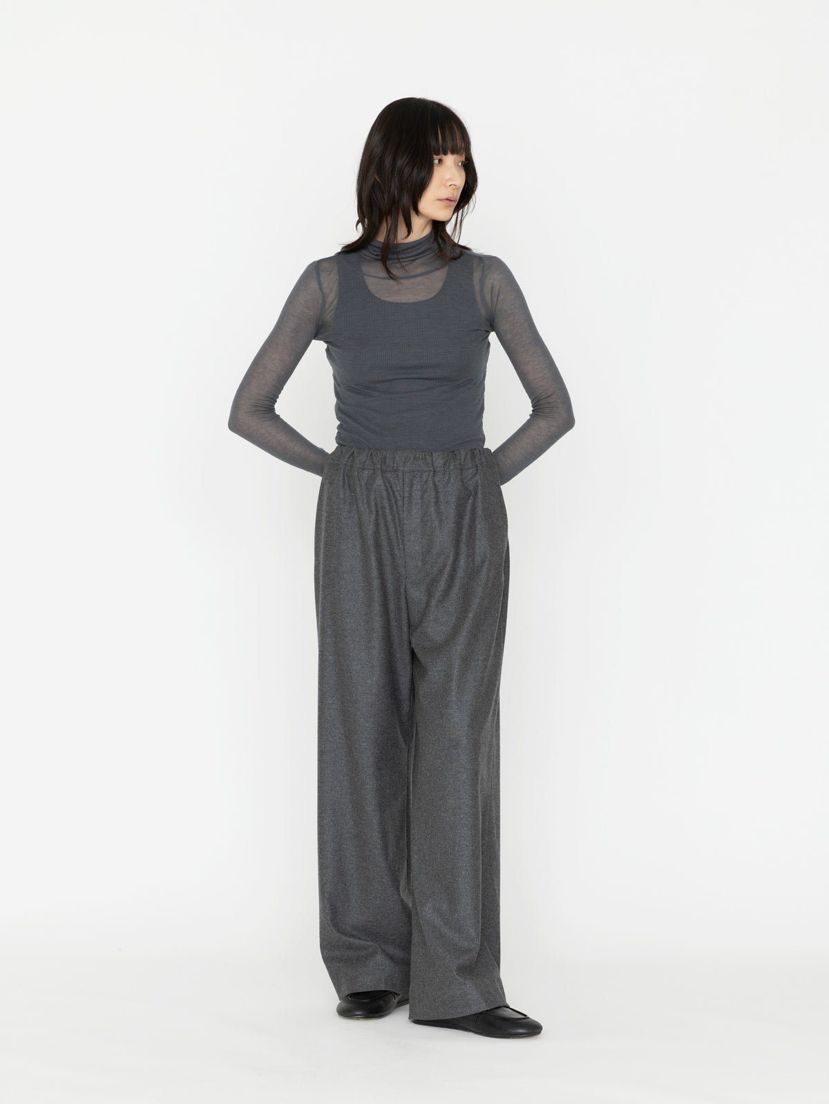 BOWTE | EXTRA FINE COLLAGE FLANNEL RELAXING PANTS 262-04-0005