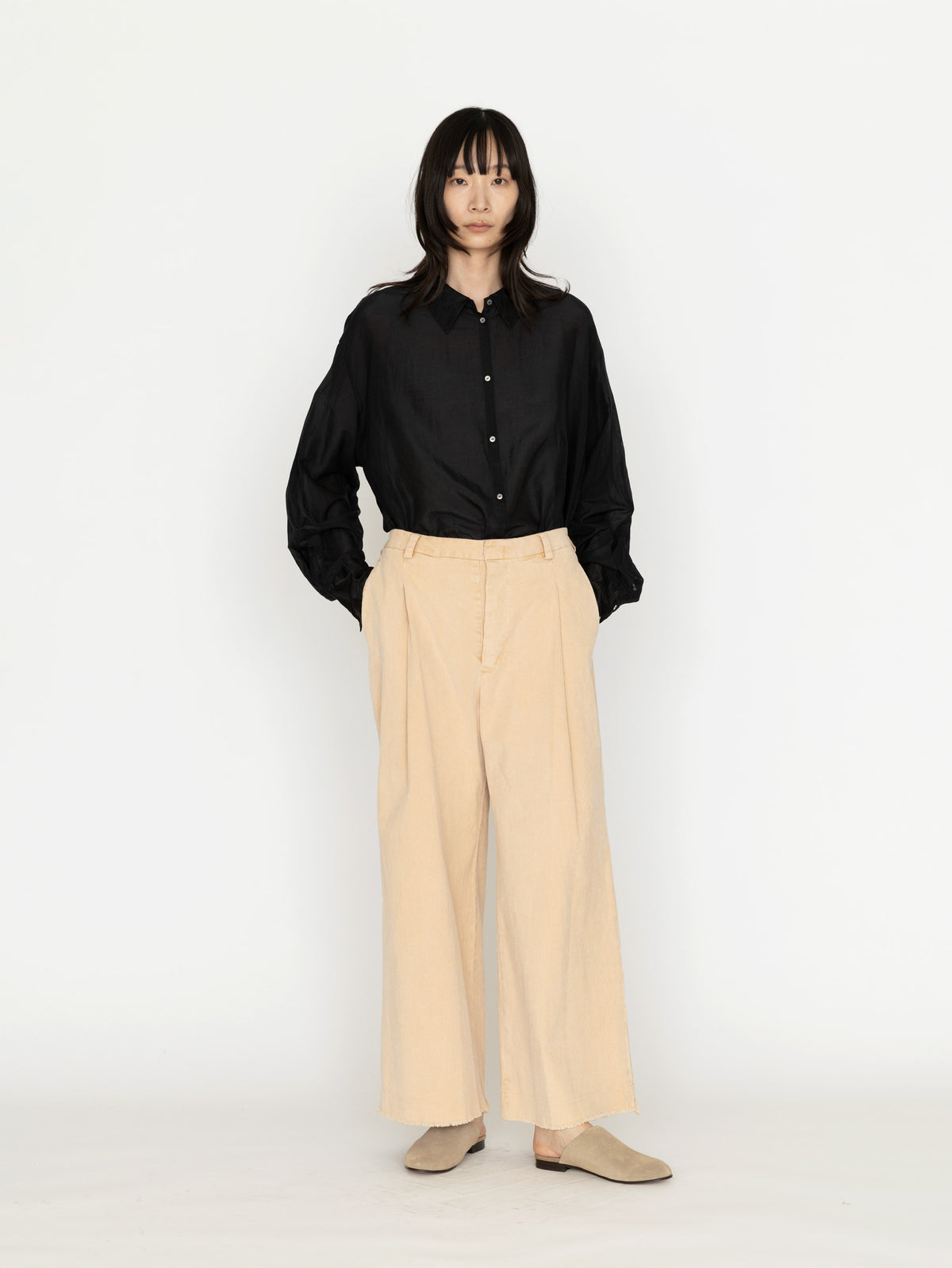 enrica | コットンシルクパンツ PANTS159-21