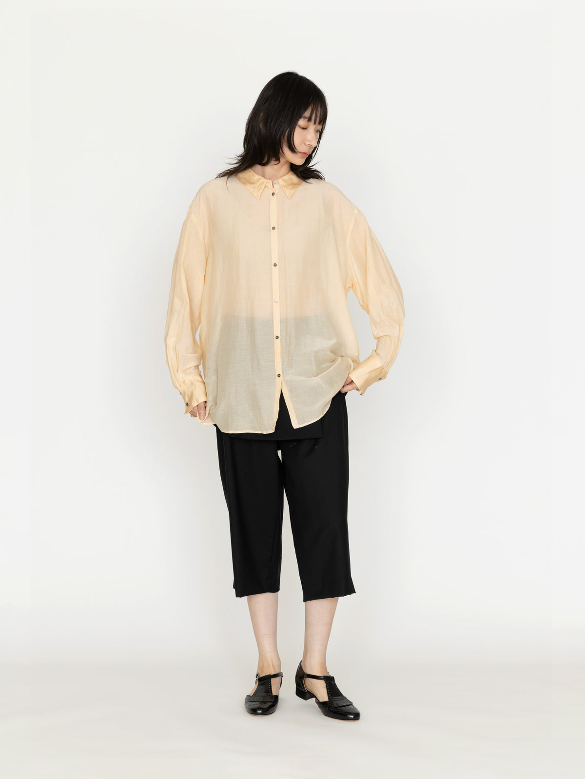 enrica | コットンシルクシャツ BLOUSE141-21