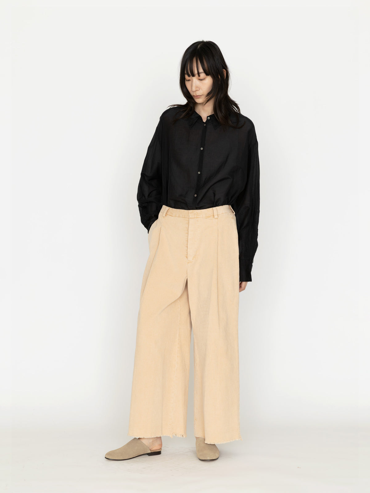 enrica | コットンシルクパンツ PANTS159-21