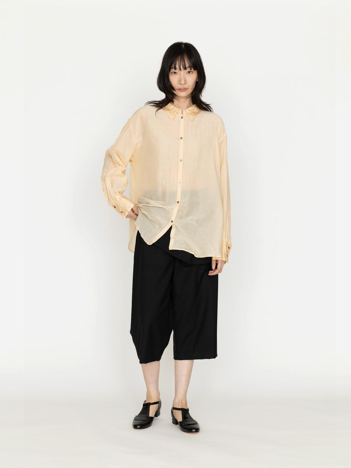 enrica | コットンシルクシャツ BLOUSE141-21