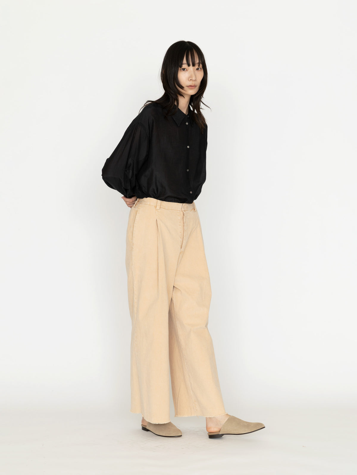 enrica | コットンシルクパンツ PANTS159-21