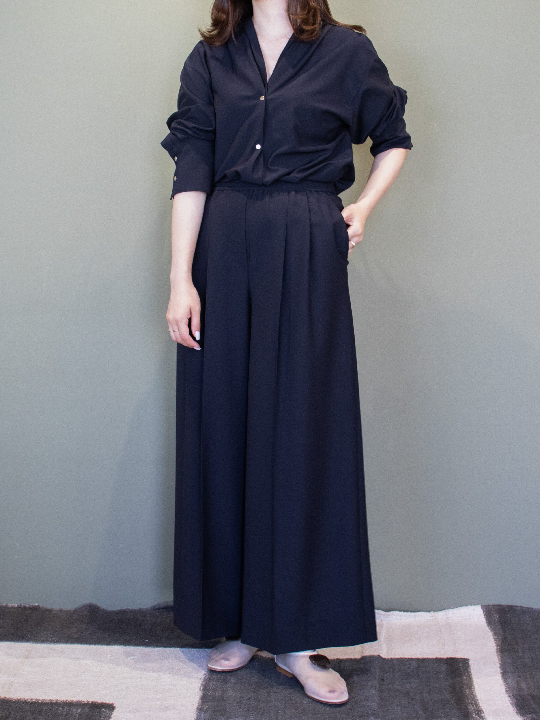 GGG | Drawstring Easy Wide Pants 02-01-1871