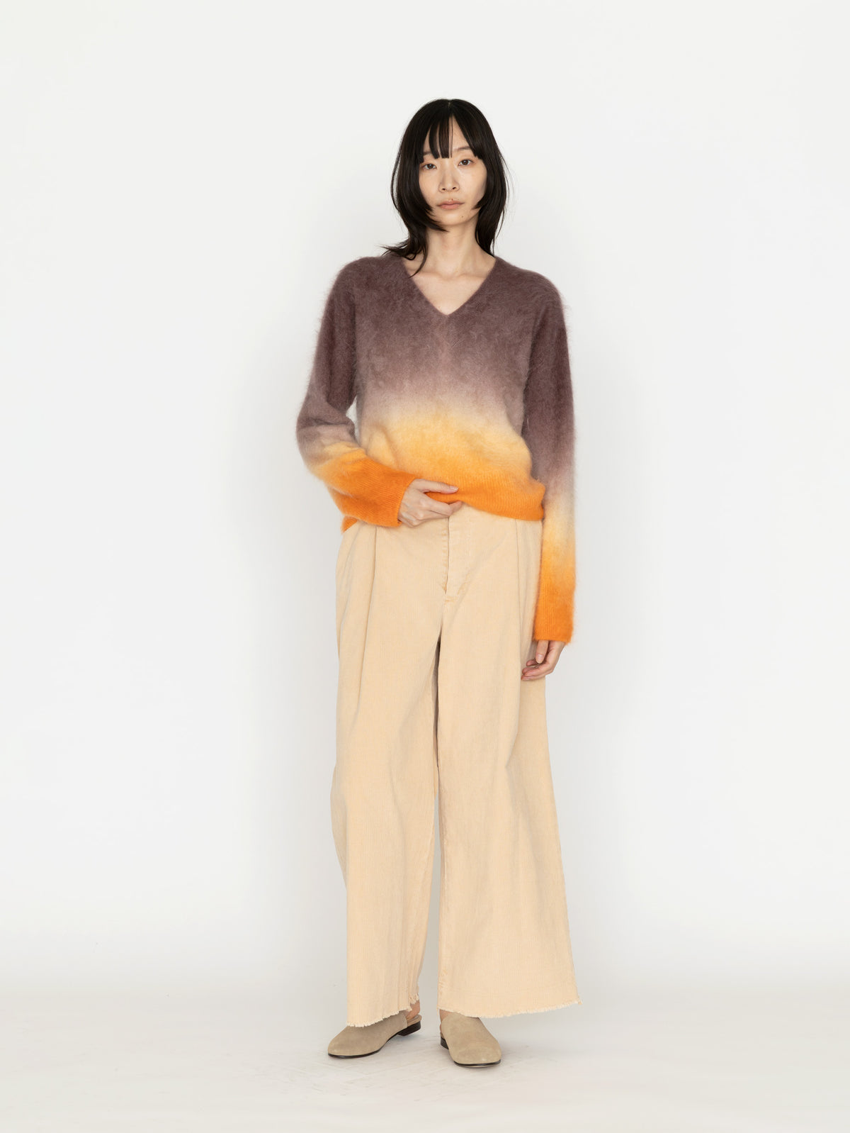 enrica | カシミヤシャギーグラデーションニット KNIT275-1