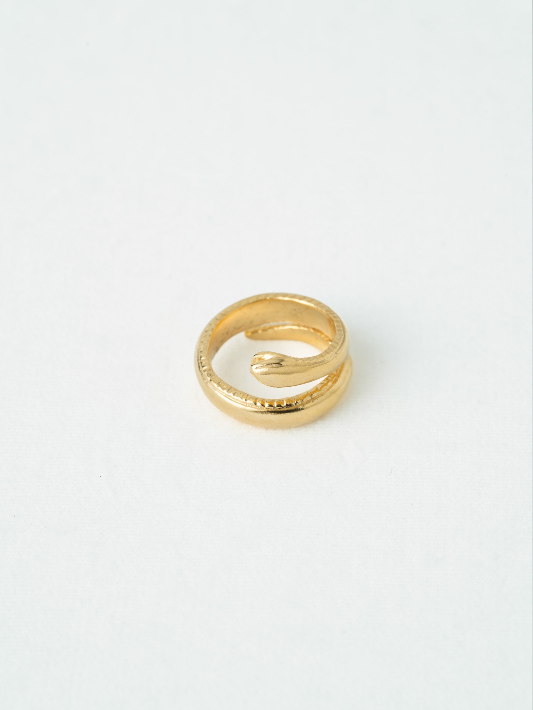 RAMSHACKLE | SNAKE PATTERN WINDING RING_GD P00000UQ-GD