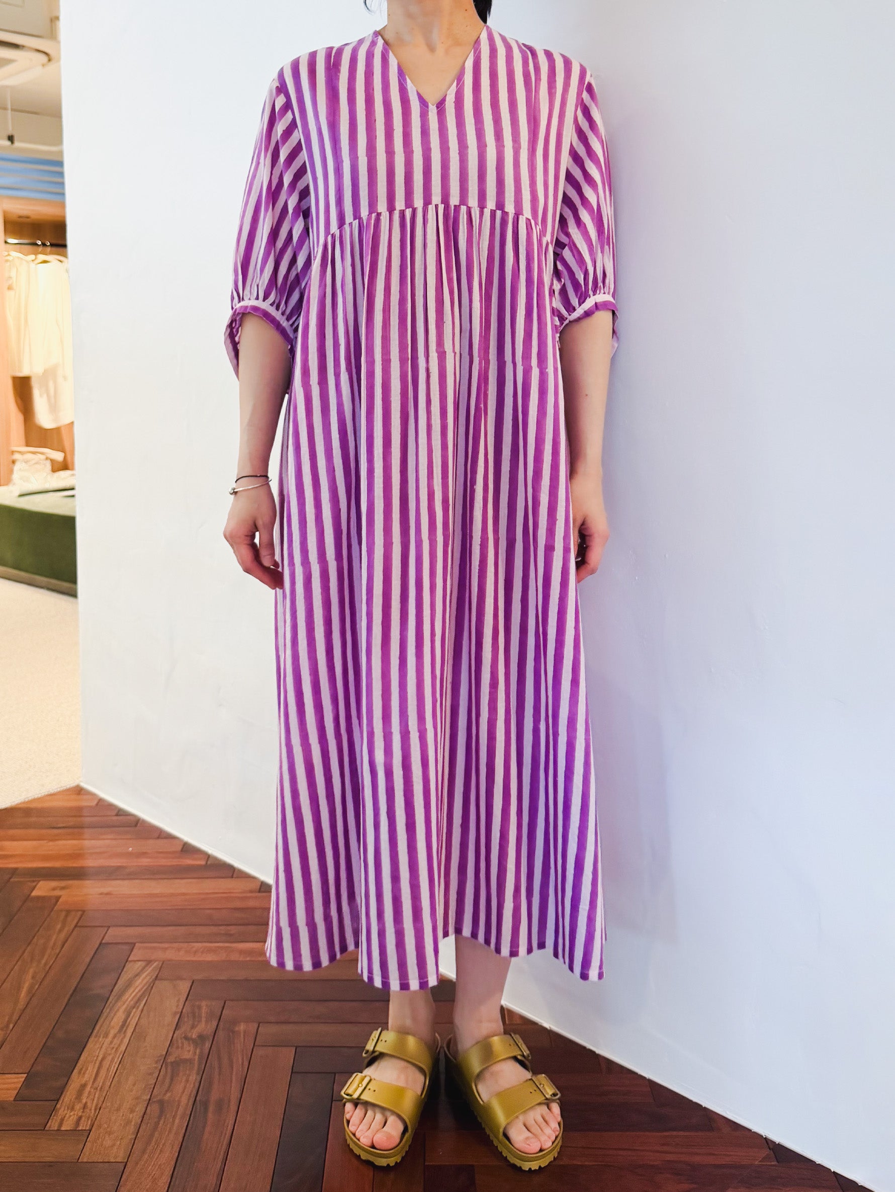 H.A.Owell | Block Print Dress S26DR001