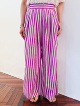 H.A.O | Block Print Wide Pants S24PT001