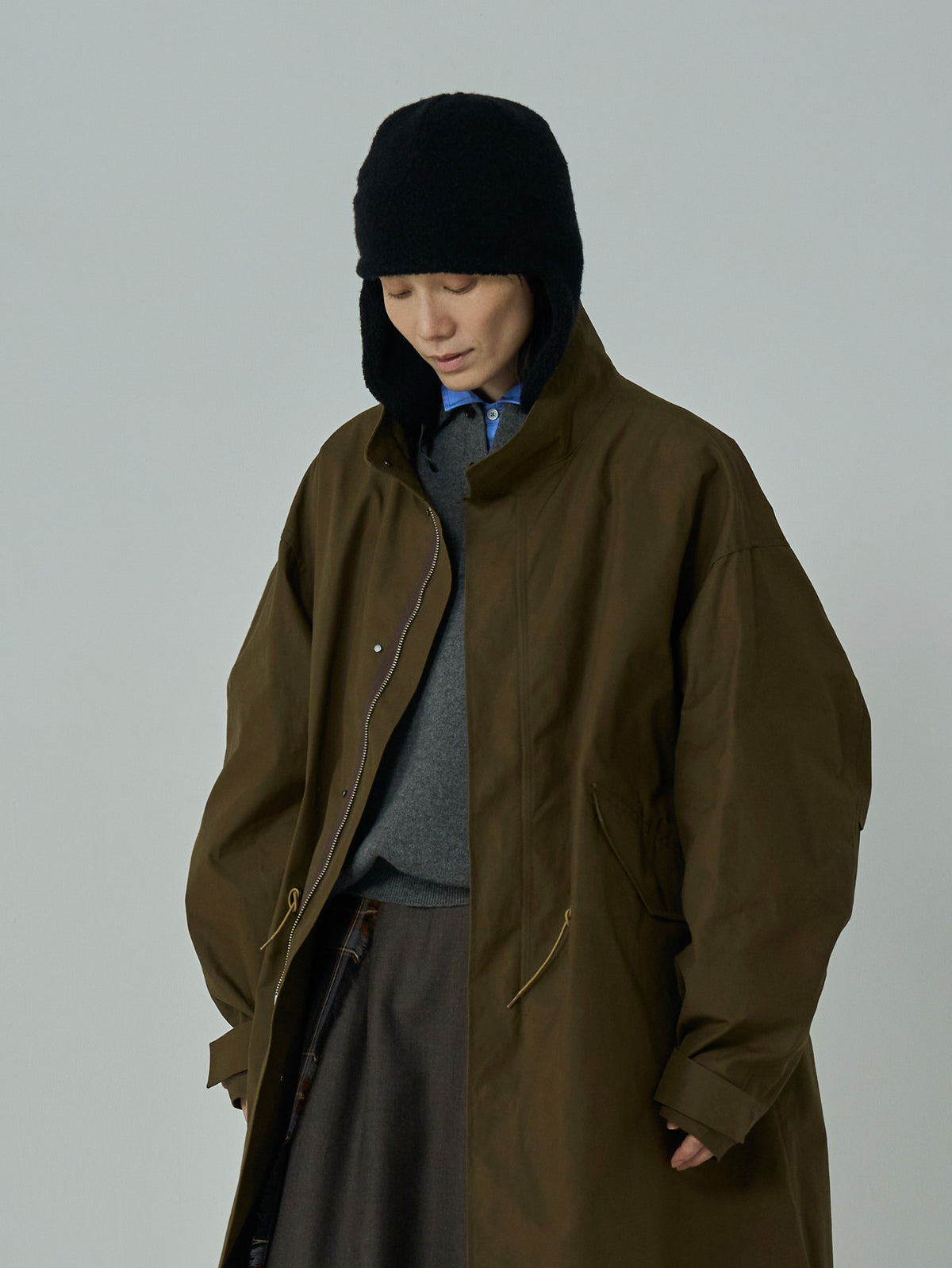 BOWTE | WOOL CASHMERE MELANGE POLO KNIT 262-03-0004