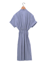 LES PRAIRIES DE PARIS | ROBE JACQUOT-ROMAストライプワンピース