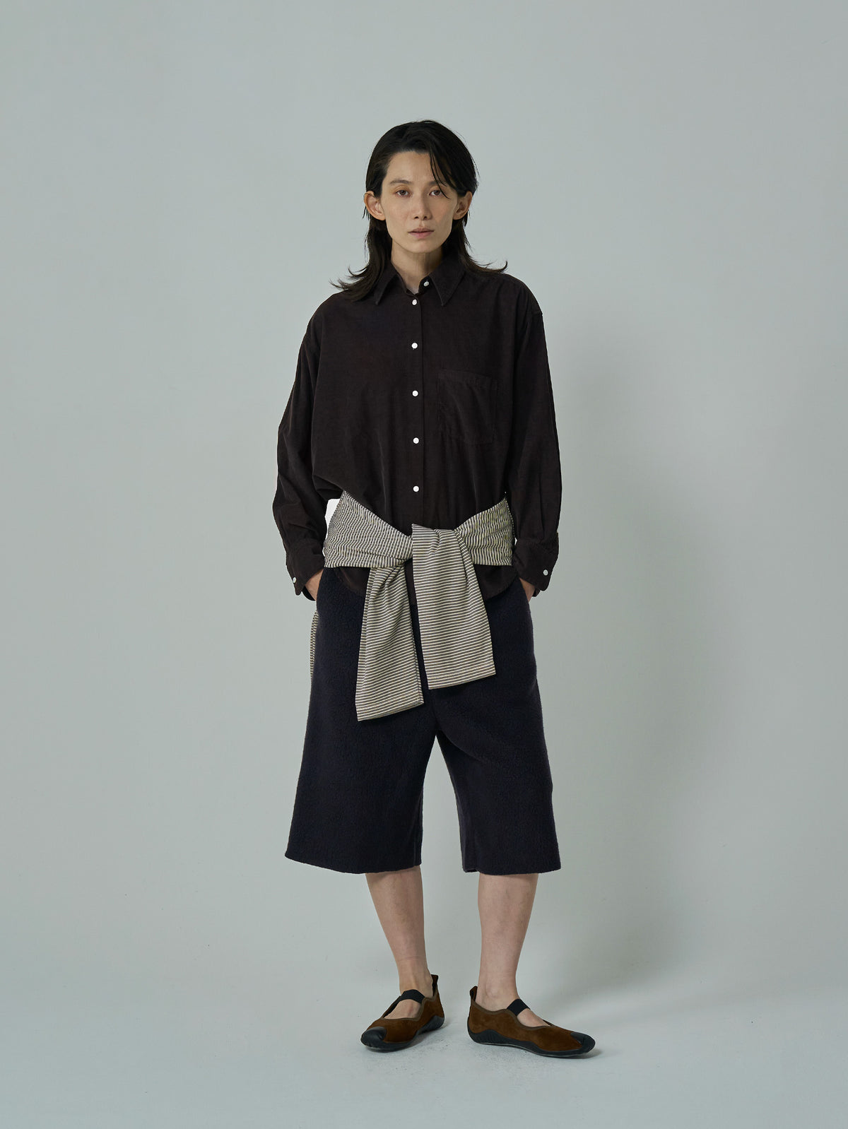 SEEALL | CROPPED BAGGY PANTS SAW61 PT901