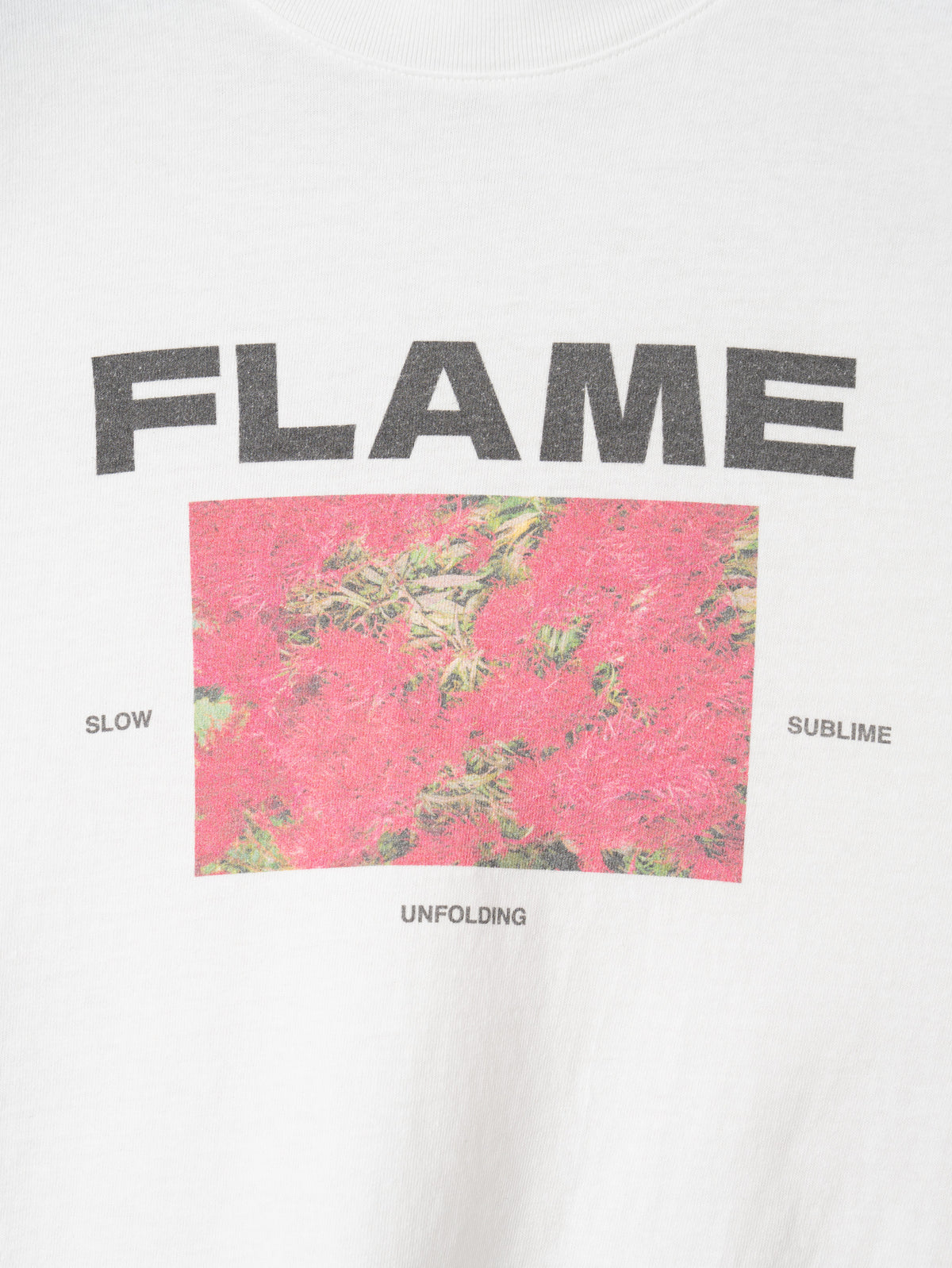 KURO | 17/-ROUND SHAPE DYED TEE "Flame" 964326