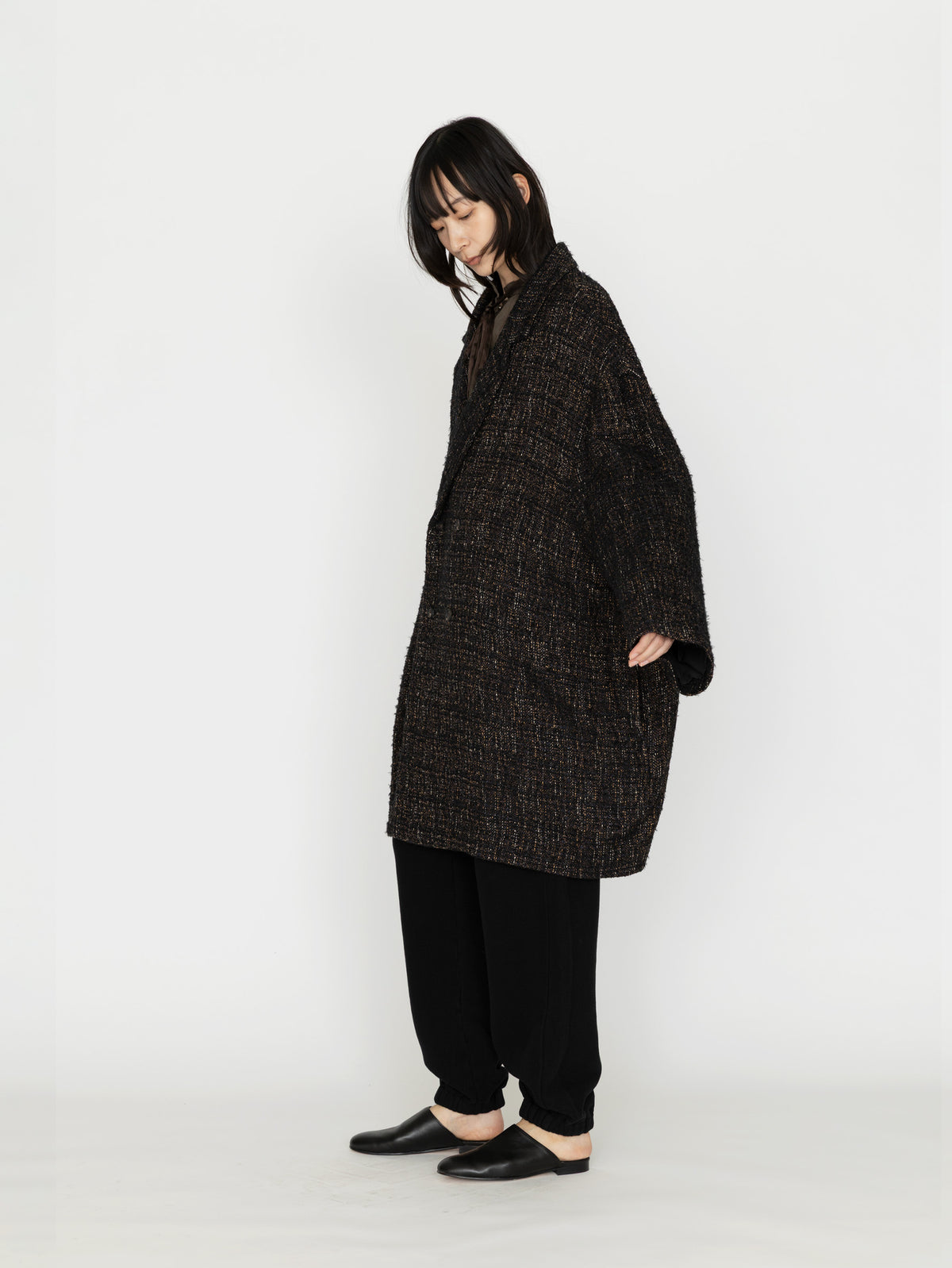 SEEALL |EXTRA OVERSIZED HALF COAT SAU61 CT182