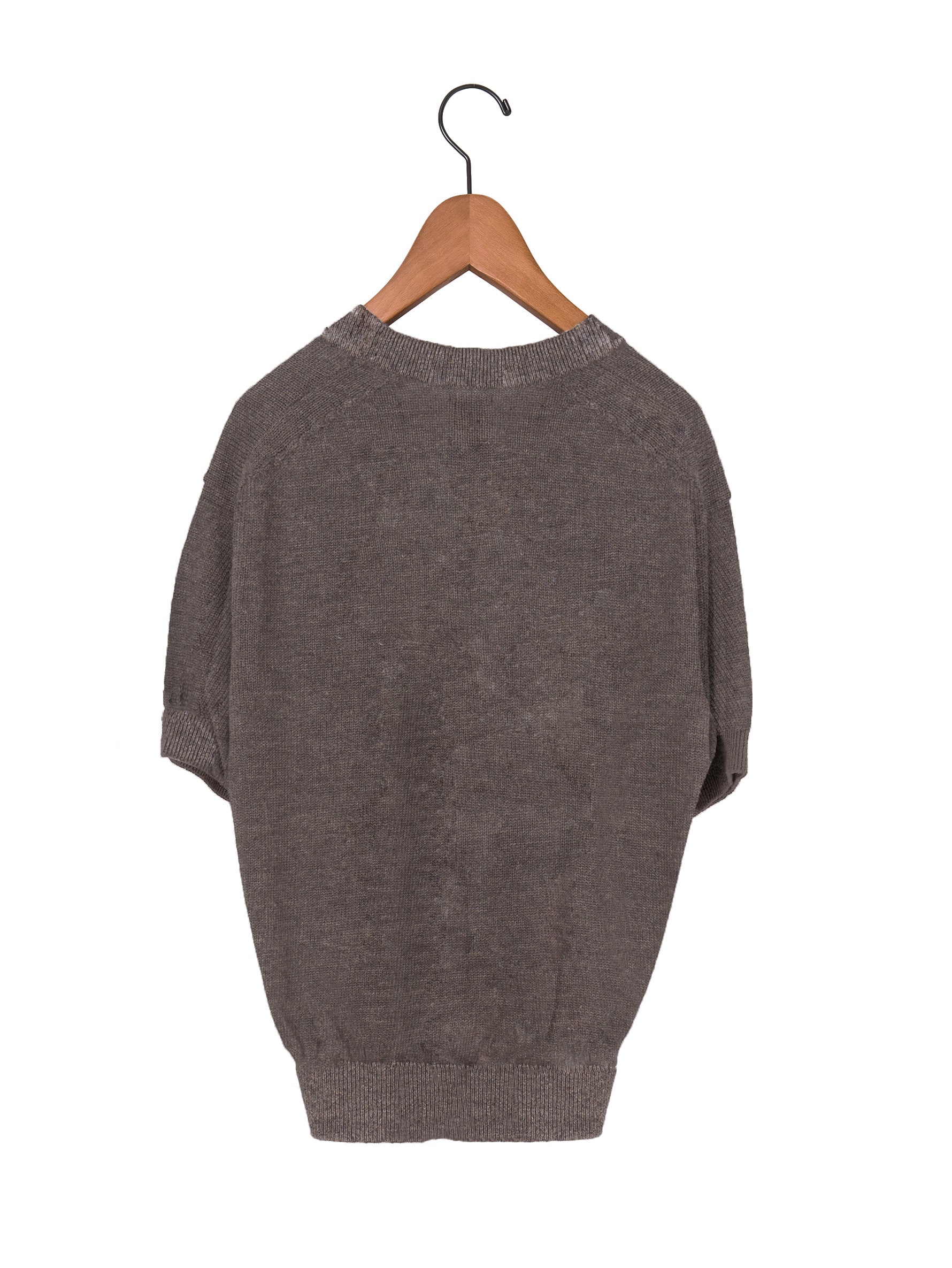 BATONER | WASHED HIGH COUNT LINEN CREW NECK SHORT SLEEVE BN-26SL-016