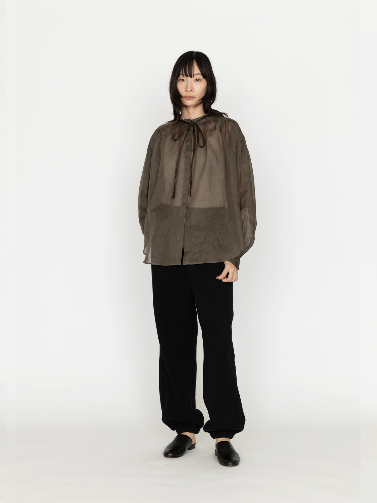 enrica | コットンオーガンジーブラウス H+HELIOTROPE色別注 BLOUSE163