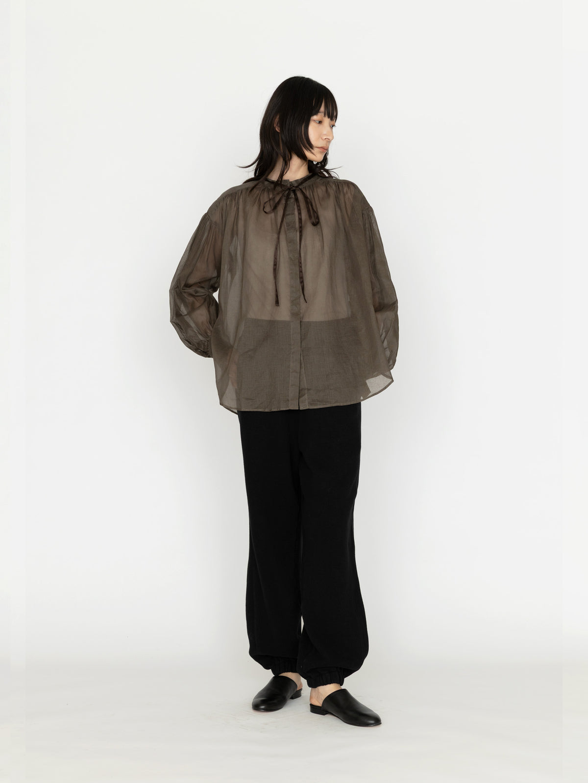 enrica | コットンオーガンジーブラウス H+HELIOTROPE色別注 BLOUSE163