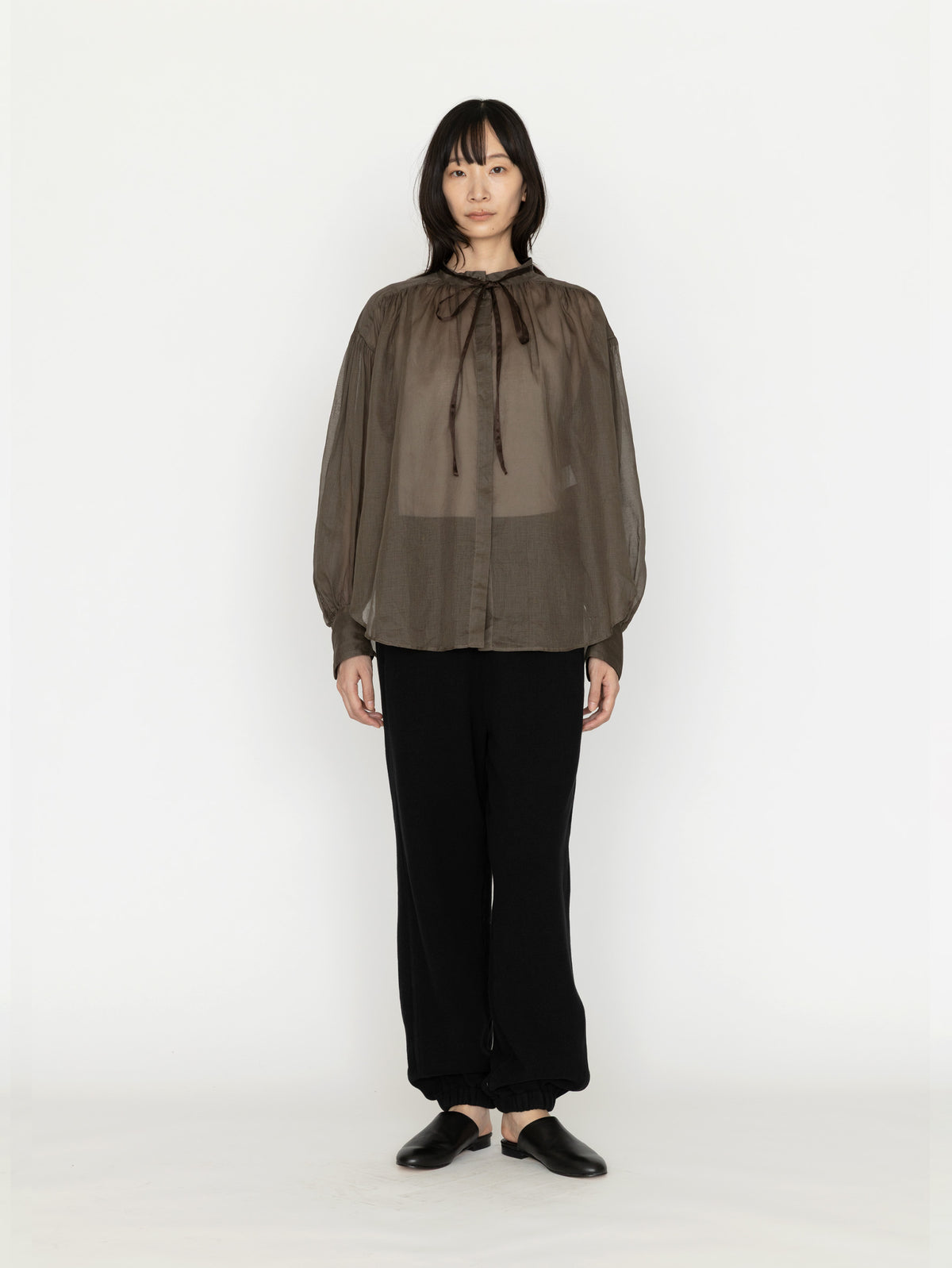 enrica | コットンオーガンジーブラウス H+HELIOTROPE色別注 BLOUSE163