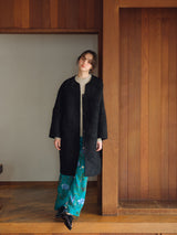 manipuri | <ジャガードスナップダーツコート>アラベスク