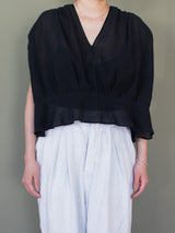 enrica | コットンWAVY Vネックトップス TOPS146