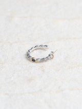 GEROCHRISTO | Sapphire Stone Hoop Pierce