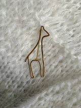 Miriam Nori  | spilla/broach/ spilla giraffa a cornice