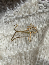 Miriam Nori  | spilla/broach/ spilla leone a cornice