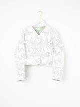 manipuri | <キルティングショートジャケット>リバーシブル タパ