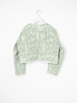 manipuri | <キルティングショートジャケット>リバーシブル タパ