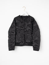 manipuri | <キルティングクルーネックジャケット>リバーシブル タパ
