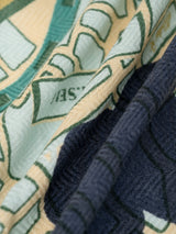 manipuri | <ウールシルクストールヘリンボーン織120>コラージュサムウェア