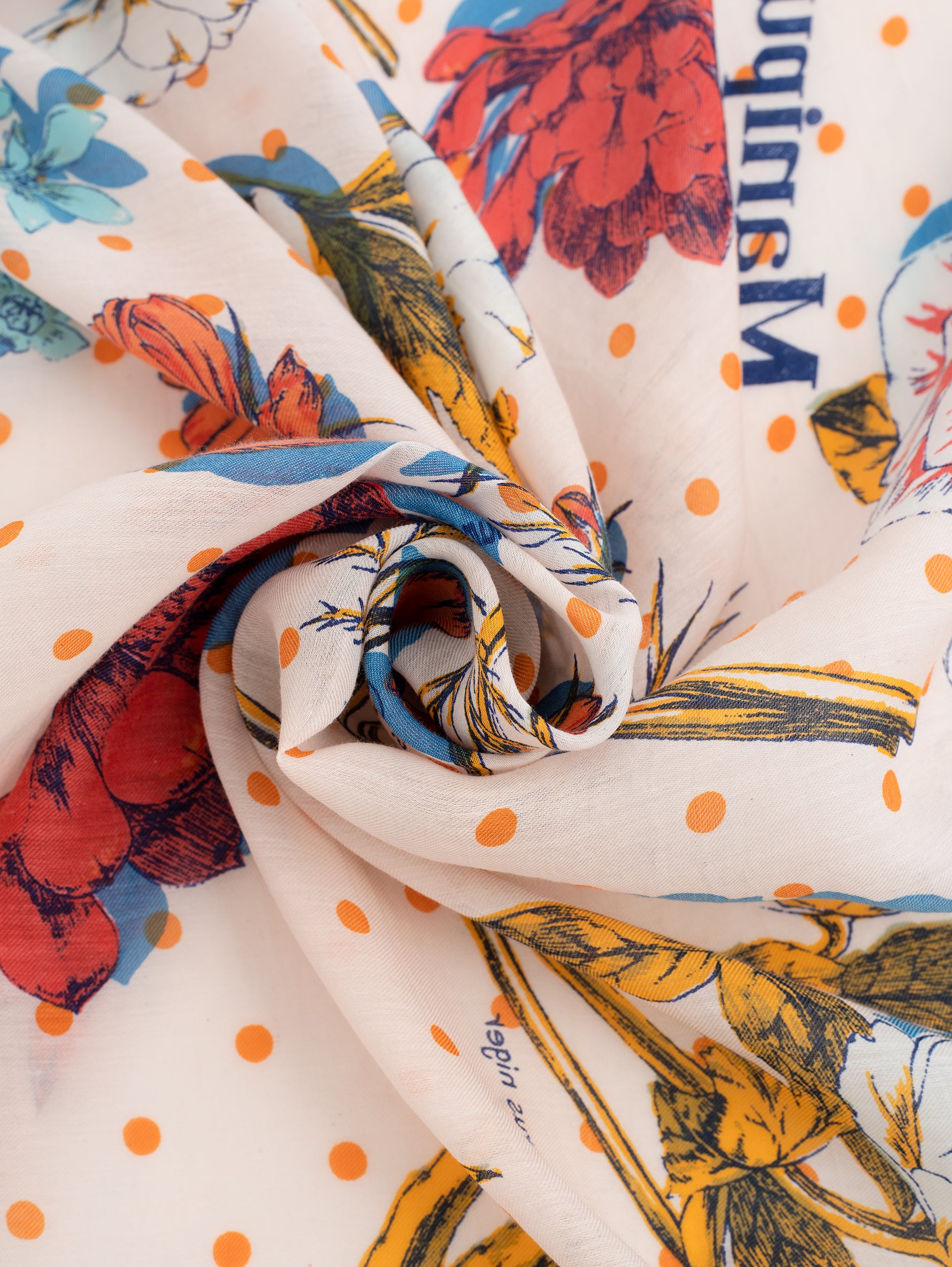 manipuri | <コットンシルクストール120>コラージュオータムガーデン 0151333013