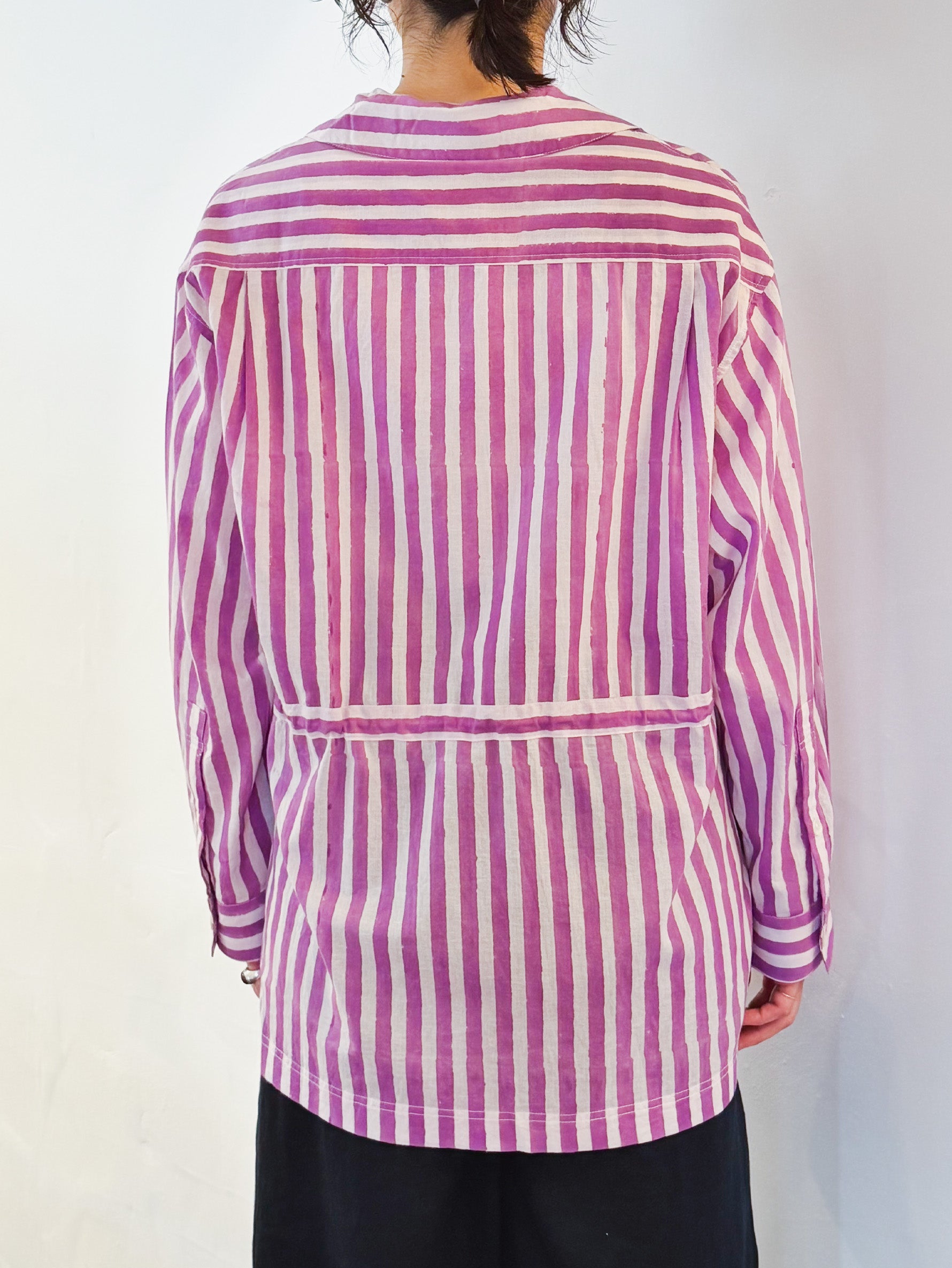 H.A.O | Block Print L/S SHIRT S24TP001