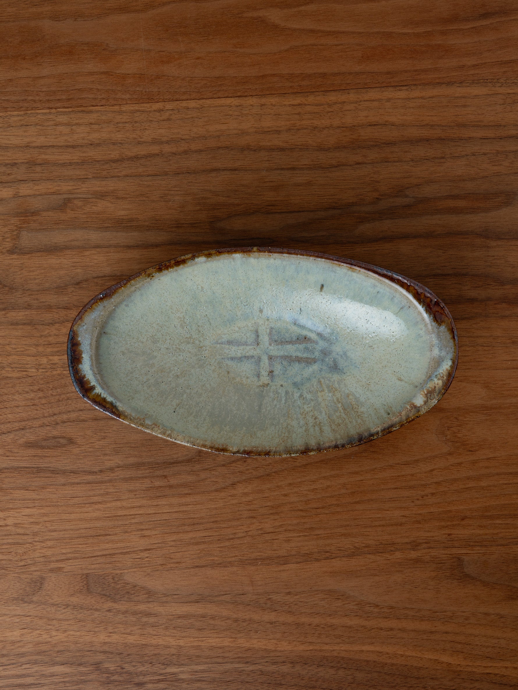 田尾明子 | 木の実楕円鉢 B