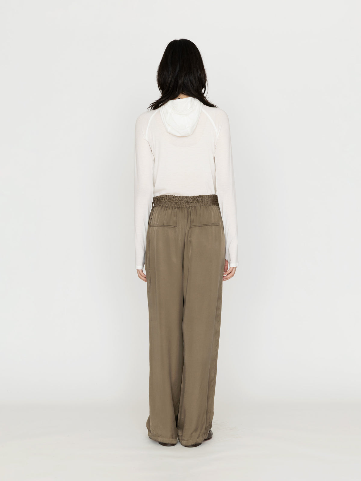 TICCA |キュプラフィブリルパンツTSP TBFA-154 / khaki , charcoal grey(別注商品)