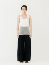 TanC TOKYO | メッシュレイヤーバッククロストップ