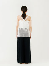 TanC TOKYO | メッシュレイヤーバッククロストップ