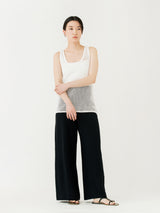 TanC TOKYO | メッシュレイヤーバッククロストップ