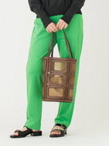 ORSETTO | ナイロンチュールカットワークバッグ