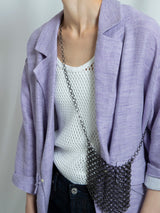 TanC TOKYO | メッシュレイヤーバッククロストップ