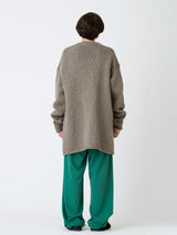 BLUEBIRD BOULEVARD ブルーバードブルーバード ファインラム&カシミヤバルキーニットカーディガン