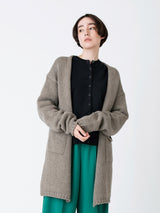 BLUEBIRD BOULEVARD ブルーバードブルーバード ファインラム&カシミヤバルキーニットカーディガン