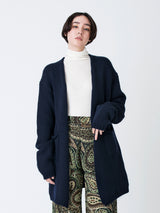 BLUEBIRD BOULEVARD ブルーバードブルーバード ファインラム&カシミヤバルキーニットカーディガン