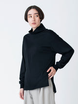 sana | 天竺ハイネックカットソー Long sleeve H/N Tee (Plane Jersey)