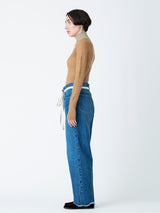usedig ユーズディッグ デニムデフォルメーションパンツ