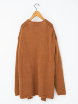 BLUEBIRD BOULEVARD ブルーバードブルーバード ファインラム&カシミヤバルキーニットカーディガン