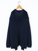 BLUEBIRD BOULEVARD ブルーバードブルーバード ファインラム&カシミヤバルキーニットカーディガン