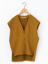 VIOLETTE ROOM ヴァイオレットルーム 製品染めスウェットベスト