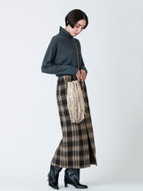 BLUEBIRD BOULEVARD ブルーバードブルーバード リサイクルビシュウウールタイトスカート