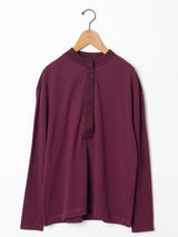 CHLOE STORA クロエストラ ヘンリーネックロングTシャツ