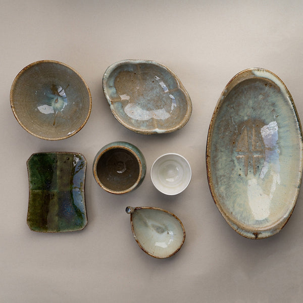 督田昌巳 皿／陶芸作品／美品／手仕事のうつわ／益子焼系 作家もの 0113_1e28a25f-60d9-4918-9448-