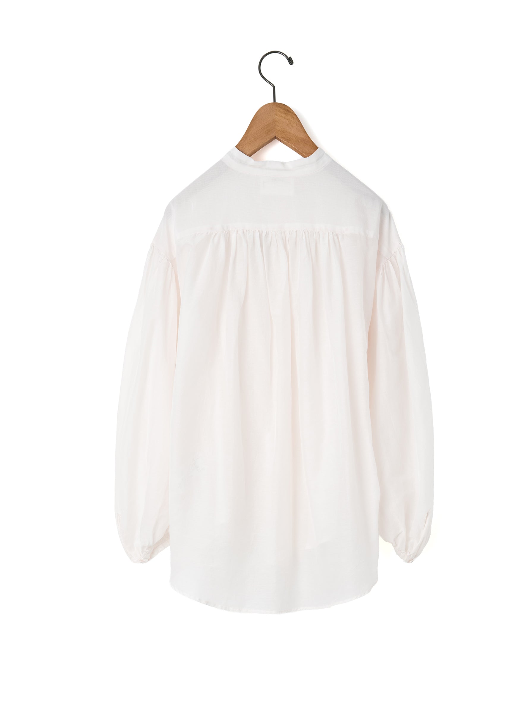 enrica | 福井染め シルクギャザーブラウス BLOUSE 148-23
